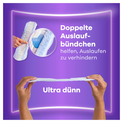 Always Discreet Incontinence Pads Long Plus Monthly Pack for Bladder Weakness, 64 Pads (8 Packs x 8)
