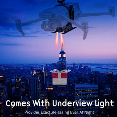 WTSUNFI Mavic 3 Landing Gear with Airdrop, for DJI Mavic 3 (Airdrop Landing Gear),Flower (Ring) Delivery/Drone Fishing/Party Gift Delivery/Search and Rescue/Non-contact Medical Item Delivery