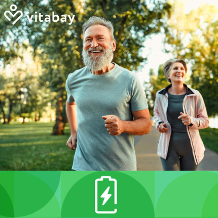 Vitabay Coenzyme Q10 Ubiquinol 200mg Capsules High Dose - 60 Capsules Ubiquinol Laboratory Tested &amp; Without Unwanted Additives - Natural Q10