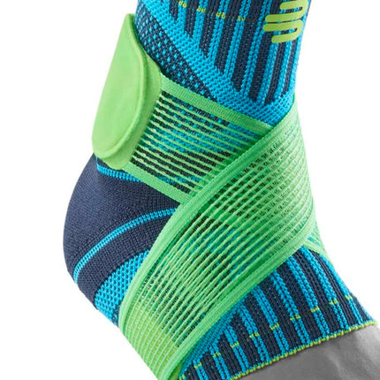 BAUERFEIND Ankle Support Unisex, 1 Ankle Support for Sports Such as Football, Fitness, or Running, Prevents Sprains, Blue, M