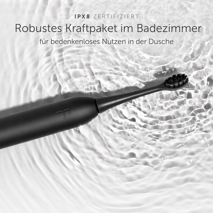 Wondersmile Sonic Toothbrush PRO - Test Winner 2025 - 100 Day Risk-Free Trial - TÜV-Approved - Electric Toothbrush, 4 Programs - 60-Day Power Battery with Smart Brush Head (Ultimate Black)