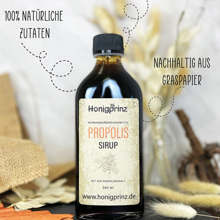 Propolis syrup with natural propolis, honey, sage and echinacea (2 x 200ml)