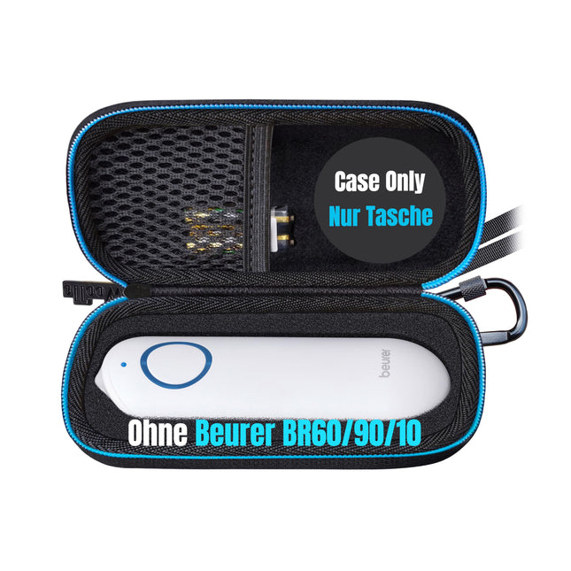 Woollo Bag Compatible with Beurer BR 60 Beurer BR 90 Sting Healer Portable Hard Travel Case Pouch [Bag Only]