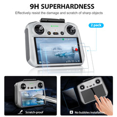 STARTRC 3-IN-1 RC 2 Controller Sunhood Cover for DJI Mini 4 Pro, for DJI RC 2 Lanyard Strap, for Dji Mini 4 Pro Drone Controller Screen Protector, for DJI Mini 4 Pro Accessories