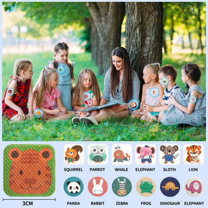 CHALLEY-YOKI Mosquito Plasters Mosquito Repellent Children Anti Mosquito - 72 Pieces Plasters Against Mosquitoes, Mosquito Plasters for Mosquito Bites Camping Accessories Travel Gadgets Holiday Must Haves Summer Outdoor
