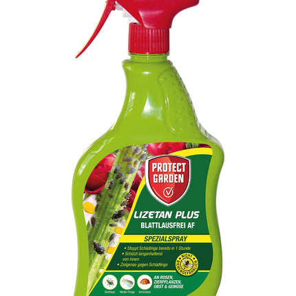 PROTECT GARDEN Lizetan Plus Aphid-Free AF ​​special spray against aphids on roses, ornamental plants, fruit and vegetables, 1 liter