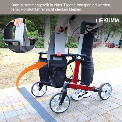 LIEKUMM 1 cm high PVC door threshold ramp, 800 kg load capacity, door threshold ramp for robot vacuum cleaners, wheelchair ramp for indoor and outdoor use, threshold ramp for electric wheelchairs, strollers, garages, gray