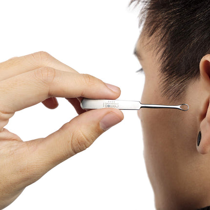 REMOS Ear Cleaner/Ear Loop | Remove earwax easily and safely | Rust-proof, durable stainless steel | 7 cm | Satin
