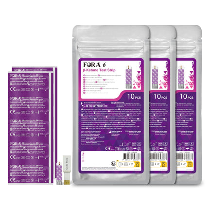 FORA β-Ketone Test Strips 30 Strips