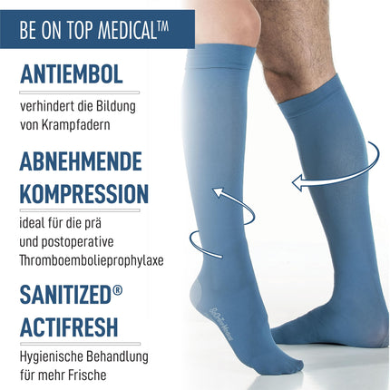 BeOnTop Compression Stockings Women Compression Stockings Men 18-23 mmHg Unisex - Thrombosis Stockings Women, Thrombosis Stockings Men, Thrombosis Stockings Flight, Thrombosis Stockings