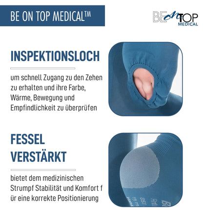 BeOnTop Compression Stockings Women Compression Stockings Men 18-23 mmHg Unisex - Thrombosis Stockings Women, Thrombosis Stockings Men, Thrombosis Stockings Flight, Thrombosis Stockings