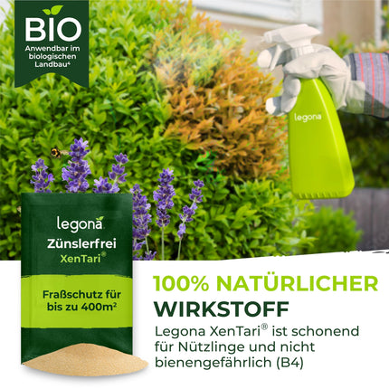 Legona® Xentari Moth-Free &amp; Caterpillar-Free Box Tree Moth Spray | Biological control of moths, cabbage white butterflies, and winter moths | Not harmful to bees