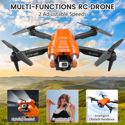 Mingfuxin Foldable Drone with Camera for Beginners, RC Quadcopter Drone with App WIFI FPV Live Video, Altitude Hold, Headless Mode, One-Key Takeoff and Landing for Adults and Kids