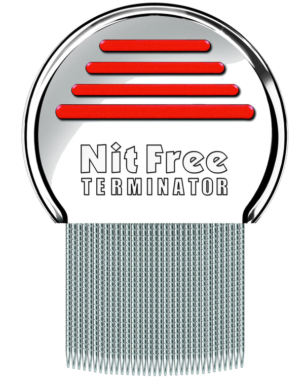 NitFree Terminator Original patented lice comb from NitFree Terminator safely removes lice, eggs, and nits. German version