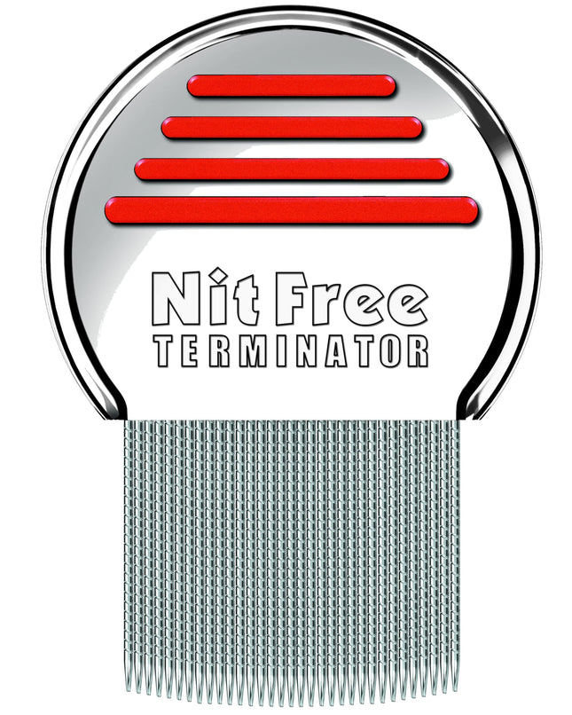 NitFree Terminator Original patented lice comb from NitFree Terminator safely removes lice, eggs, and nits. German version