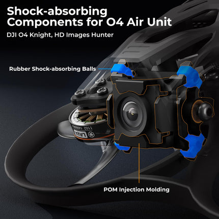 BETAFPV Pavo Femto Brushless Quadcopter, 2S Pocket Drone with HD VTX Bracket for DJI O4 Air Unit, F4 2-3S 20A FC, 1102 | 14000KV Motor, for Flying Smooth Aerial Photography Freestyle Flight