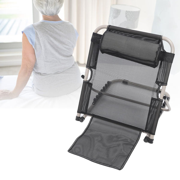 ZJchao Adjustable Lifting Bed Backrest, 6 Gears Adjustable Lifting Bed Backrest Foldable Bed Backrest with Pillow Book Pillow Reading Pillow Seating Aid for Seniors Patient Care