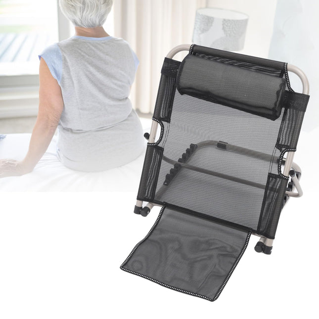 ZJchao Adjustable Lifting Bed Backrest, 6 Gears Adjustable Lifting Bed Backrest Foldable Bed Backrest with Pillow Book Pillow Reading Pillow Seating Aid for Seniors Patient Care