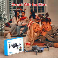 Loolinn | Drone with 4K camera as a gift for advanced beginners - GPS drone, 40 minutes flight time, 4K UHD camera, supports panorama and time-lapse recordings, under 250g - gift idea