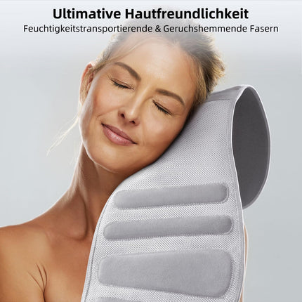 FREETOO Back Support Belt 3D Knit Ultra Breathable Back Brace for Men and Women 5 Support Modules to Relieve Back Pain Purple Stylish Posture Corrector for Urban Beauties M
