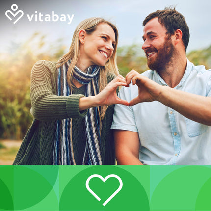 Vitabay Coenzyme Q10 Ubiquinol 200mg Capsules High Dose - 60 Capsules Ubiquinol Laboratory Tested &amp; Without Unwanted Additives - Natural Q10