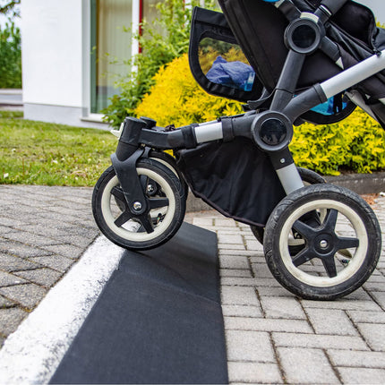 TRUTZHOLM curb ramp 100x25x4.5 cm access ramp wheelchair ramp rubber ramp threshold ramp