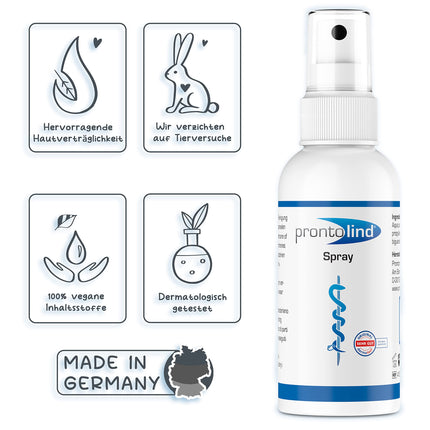 Prontolind Spray 75ml – for cleaning and caring for piercings, tunnels, plugs and body modifications