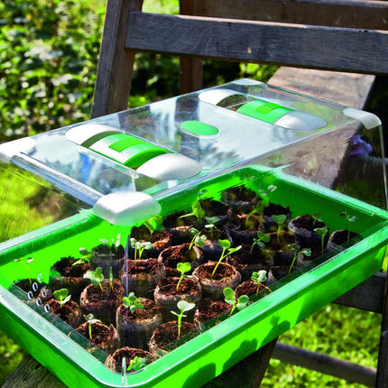 Romberg Greenhouse M (recesses for expansion tablets, water gutters, hood with ventilation holes and slider) 10294117