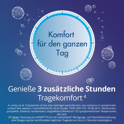 Aosept Plus with Hydraglyde Care Products | System Pack | 4 x 360 ml