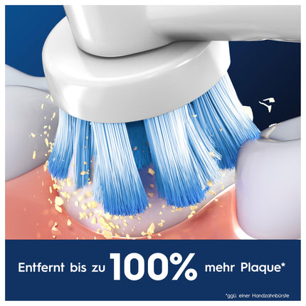 Oral-B Pro Sensitive Clean brush heads for electric toothbrush, 12 pieces, gentle tooth cleaning, X-bristles, original toothbrush head for Oral-B toothbrushes, letterbox-compatible packaging
