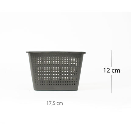 Inter Flowers GmbH Inter Flowers – 5-pack plant baskets – square – 18 x 18 x 12 cm – garden/pond planting for aquatic plants – allow maximum water flow