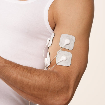 Beurer EM 49 electrode replacement set with 16 self-adhesive gel pads for use with EM 41, 49, 80 Digital TENS/EMS, size: 45 x 45 mm