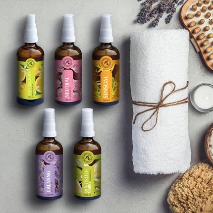 Massage oil 100ml - Natural ylang ylang oil and jojoba oil - Wonderful fragrance - Aphrodisiac massage oil - Glass bottle - Natural cosmetics - Massage oils