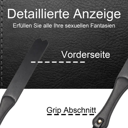 Whip Set for Sex Bdsms Lingerie Slave Whip for Slaves SM Spanking Flogger BDSM Crop Long Black Leather Whip Exotic Whip Paddle for Sex Bdsms Toys Extremely Hard for Women Couples