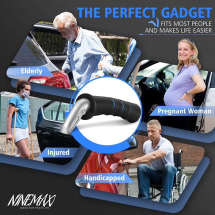 NINEMAX Car Exit Aid Car Entry Aid Seniors Grab Handle for Car To Exit for Disabled Pregnant Women