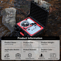 FPVtosky Case for DJI Flip with RC-N3, Waterproof, Portable Bag for DJI Flip with RC N3 Remote Control, 3 Batteries and More Accessories