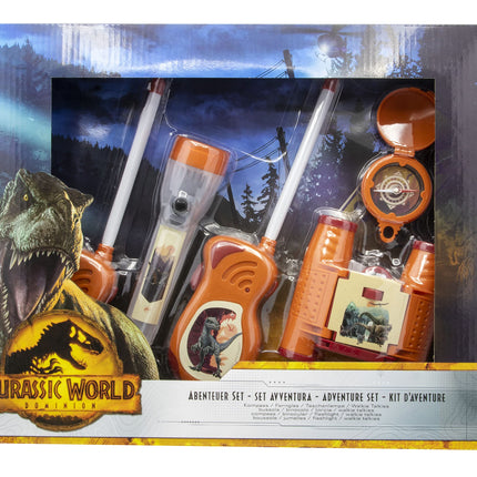 Joy Toy - Jurassic World Dominion Adventure Set 5 Pieces in Gift Box 38.6 x 5.5 x 28.7 cm, 22590, Multicolored, Large