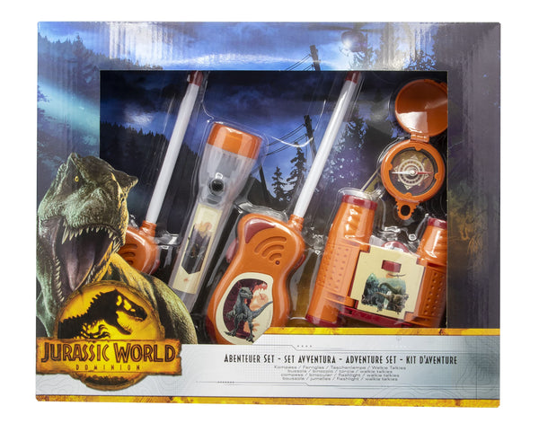 Joy Toy - Jurassic World Dominion Adventure Set 5 Pieces in Gift Box 38.6 x 5.5 x 28.7 cm, 22590, Multicolored, Large