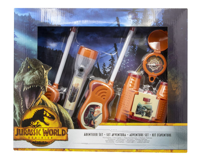 Joy Toy - Jurassic World Dominion Adventure Set 5 Pieces in Gift Box 38.6 x 5.5 x 28.7 cm, 22590, Multicolored, Large