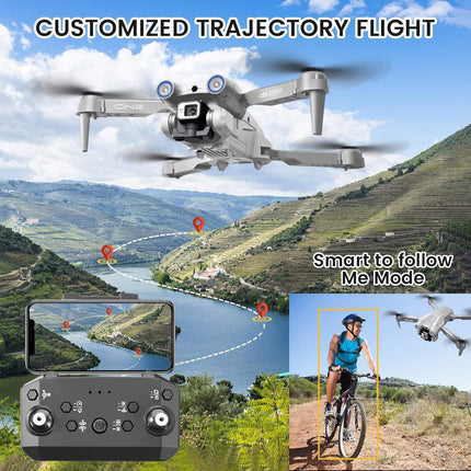 OKYUK i3 PRO Drone with 4K Camera, 50-Min Flight Time, Under 139g, 200-Meter FPV Transmission, Brushless Motor, Follow-Me/Return/Photography/Video, RC Quadcopter for Beginners and Adults (Gray)