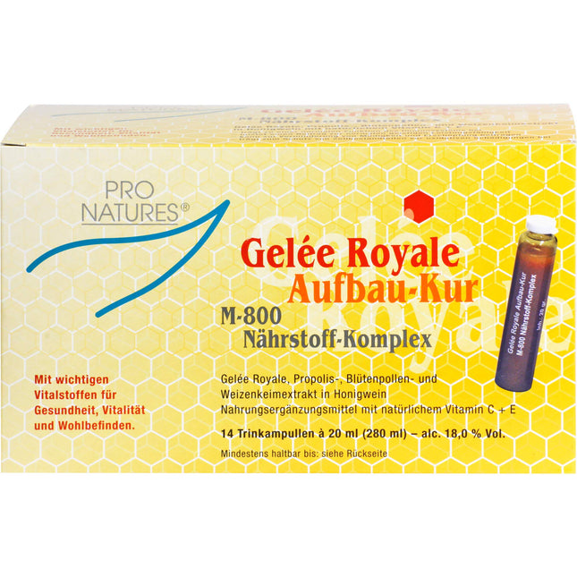 Royal Jelly Restorative Treatment M800 Drinking Ampoules, 14 x 20 g