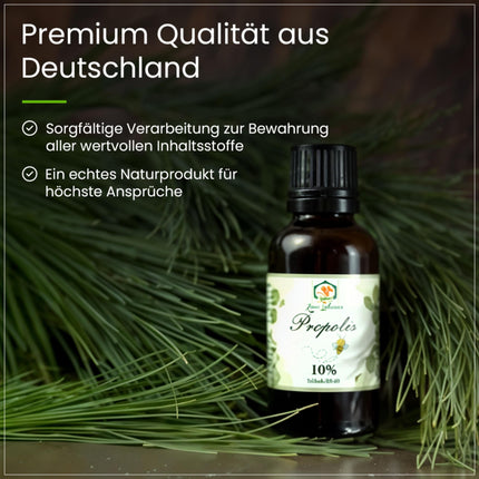 Propolis drops without alcohol, also suitable for children and animals – 30ml – Pure propolis extract from beekeepers in Germany – no additives