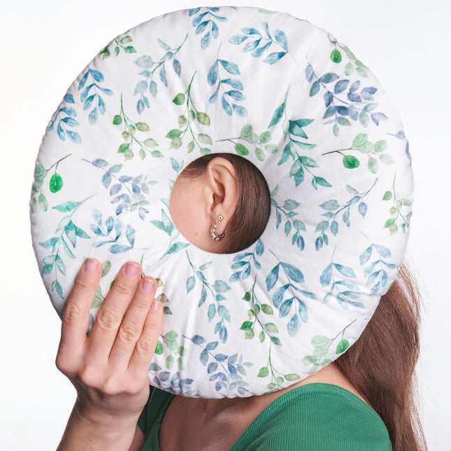 ODOXIA Piercing Pillow with Hole | For Ear Against Earache | Donut Pillow | Ear Cushion | Sleeping Ring for Side Sleepers to Relieve Ear Pain | Pillow for Side Sleepers | Donut Ear Pillow