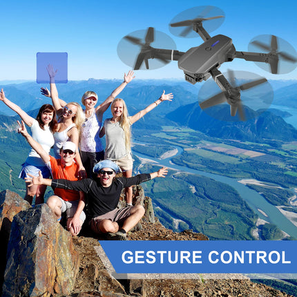 Drone with HD 4K Camera, RC Foldable FPV WiFi Live Transmission Drone for Kids Beginners, 2 Batteries, Long Flight Time, Headless Mode, Trajectory Flight, Obstacle Avoidance, One Key Takeoff/Landing, Headless Mode-b3