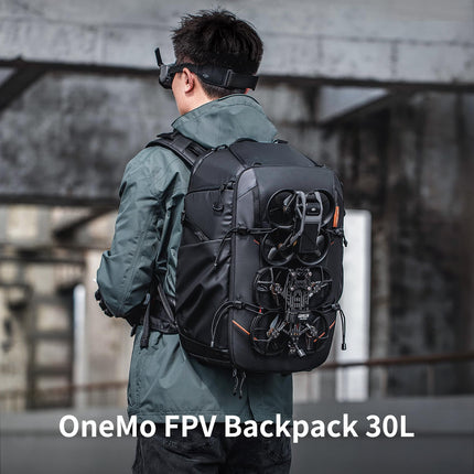 PGYTECH OneMo Drone Backpack for DJI FPV like DJI Avata 2, DJI Mini 4 Pro, Professional Waterproof Backpack Bag for FPV Racing Quadcopter/FPV Goggles/DJI Remote Controller/More FPV Accessories, 30L