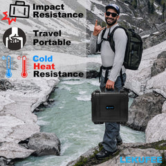 LEKUFEE Waterproof Hard Case for DJI Air 2S (DJI RC)/Mavic Air 2 Combo(DJI RC-N1) and Accessories (Case Only)