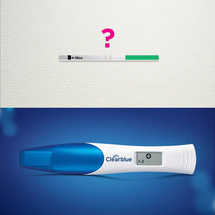 Clearblue Pregnancy Test Early Digital Pregnancy Test, 2x Early Pregnancy Tests/Early Pregnancy Tests with Week Indicator, Pregnancy Determine, 25 mIU/ml