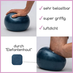 beneyu ® Non-Slip &amp; Superlight Soft Pilates Ball - Gymnastic Ball Small - 23cm + Exercises
