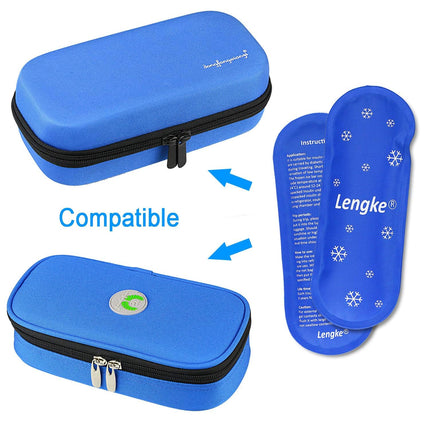 YOUSHARES Ice Packs for Insulin Cooler Travel Bag - Reusable Ice Packs for Insulin Cooler for Diabetics (4 Packs)