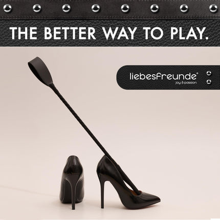 Liebesfreunde® whip for hot BDSM adventures I SM crop sex toy extremely hard for women and men I riding crop sex toy for couples